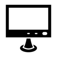 monitor vector glifo icono para personal y comercial usar.