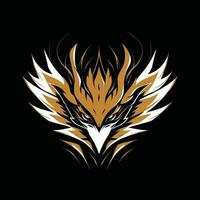 Eagle Head Mascot Logo for Esport. Eagle T-shirt Design. Eagle Logo. Eagle Sticker vector