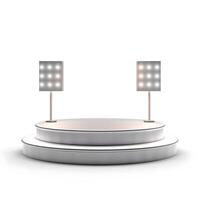 3d background product display podium scene. stand to show product product. photo