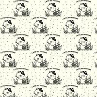 cute cat vector pattern for tee print and background wallpaper