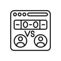 Tournament icon in vector. Illustration vector