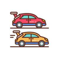 Racing games icon in vector. Illustration vector