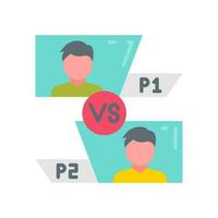 PVP icon in vector. Illustration vector