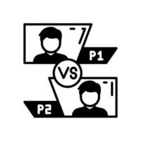 PVP icon in vector. Illustration vector