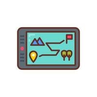 aventuras juego icono en vector. ilustración vector