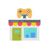 esports tienda icono en vector. ilustración vector