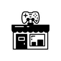 esports tienda icono en vector. ilustración vector