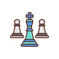 estrategia juegos icono en vector. ilustración vector