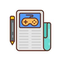 Esports News icon in vector. Illustration vector