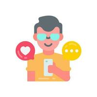 Esports influencer icon in vector. Illustration vector