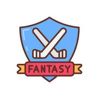 Esports fantasy leagues icon in vector. Illustration vector