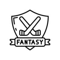 Esports fantasy leagues icon in vector. Illustration vector