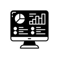 Data Analysis icon in vector. Illustration vector