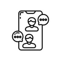 Online Chat icon in vector. Illustration vector