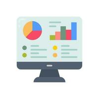 Data Analysis icon in vector. Illustration vector