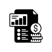 Earnings icon in vector. Illustration vector