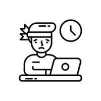 Job Creep icon in vector. Illustration vector