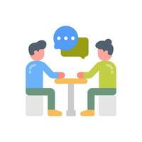 Interview icon in vector. Illustration vector