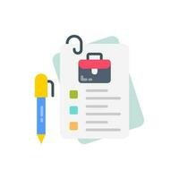 Job Description icon in vector. Illustration vector