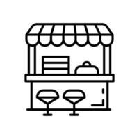 Pop Up Stand icon in vector. Illustration vector