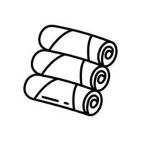 Spring Rolls icon in vector. Illustration vector