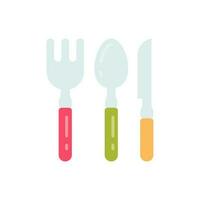 Cutlery icon in vector. Illustration vector