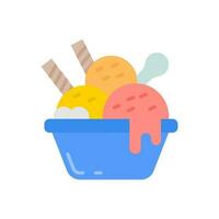Ice Cream icon in vector. Illustration vector