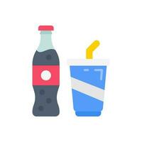 frío bebidas icono en vector. ilustración vector