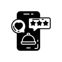 Rating icon in vector. Illustration vector