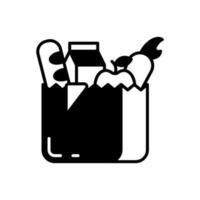 Grocery icon in vector. Illustration vector