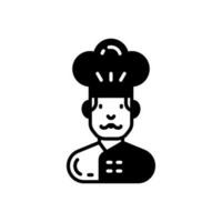 cocinero icono en vector. ilustración vector