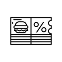 Discount Coupon icon in vector. Illustration vector