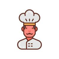 cocinero icono en vector. ilustración vector