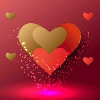 Valentine's Day Background Pro Vector