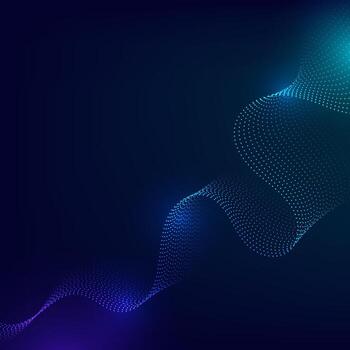 resumen ola líneas vistoso aislado en oscuro antecedentes concepto de tecnología digital red conexión. digital futuro tecnología concepto. vector ilustración