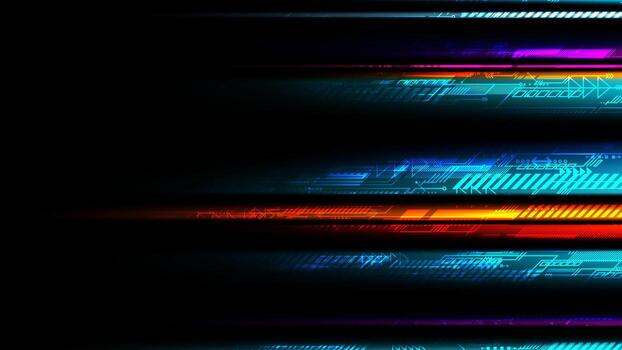 Abstract circuit technology background with digital data connection system and computer electronic design. Vector design.