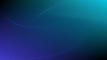 Dynamic wave of glowing points. abstract wave colorful isolated on dark background concept of technology digital network connection. Digital future technology concept. vector illustration.