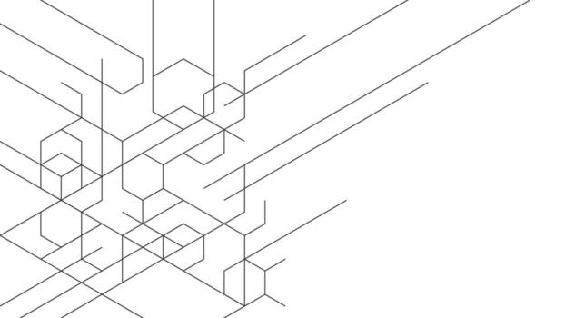 Abstract background consisting of set of hexagonal cells. Modern innovation communication technology business background. Background illustration vector. vector