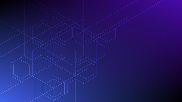 Abstract background consisting of set of hexagonal cells. Modern innovation communication technology business background. Background illustration vector. vector