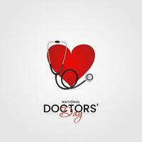 National Doctors Day vector