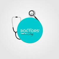 National Doctors Day vector