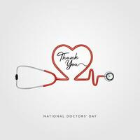 National Doctors Day vector