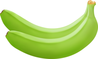 vers groen banaan bundel png