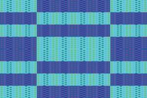 Ethnic zigzag pattern in retro colors, Aztec style seamless vector background