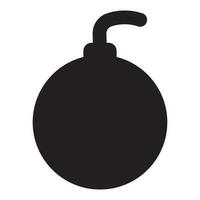 bomb icon vector