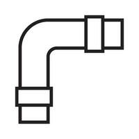 pipe icon vector