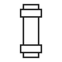 pipe icon vector