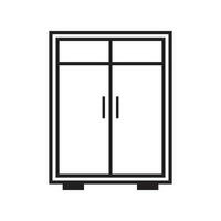 cupboard icon vector
