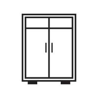 cupboard icon vector