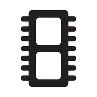 microchip icon vector